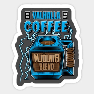 Valhalla Coffee Mjolnir Blend Sticker